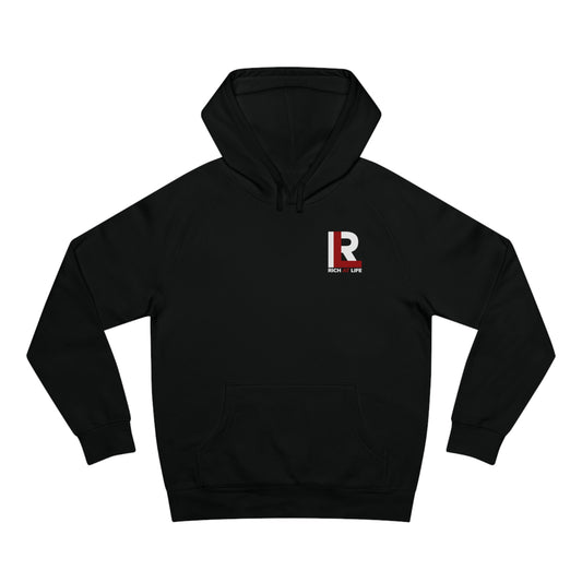 Emblem of Richness Dual-Tone Chest Logo Hoodie