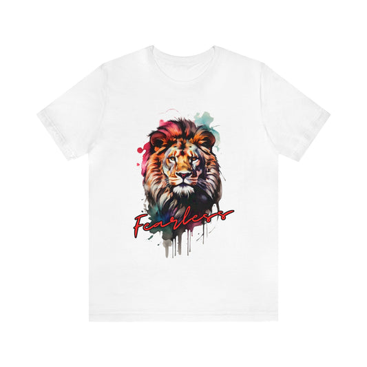 Fearless Monarch Watercolor Lion Tee