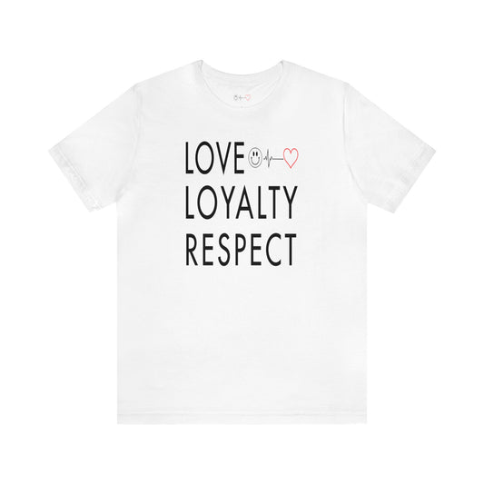 Love, Loyalty, Respect - Triple Creed Unisex Tee